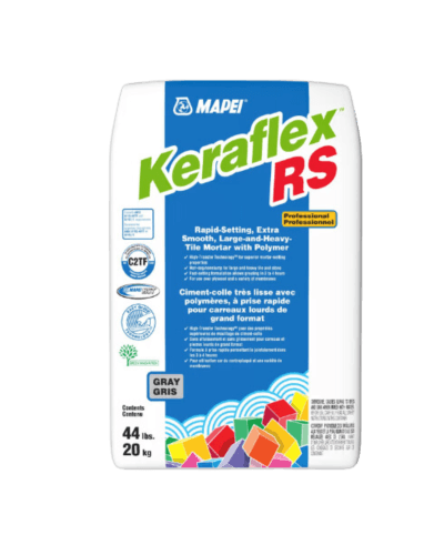 Mortier de carrelage extra lisse Keraflex RS de Mapei Large, gris, 44 lbs