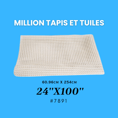 Sous-tapis 24''X10'' - Confort et Protection | Million Tapis & Tuiles