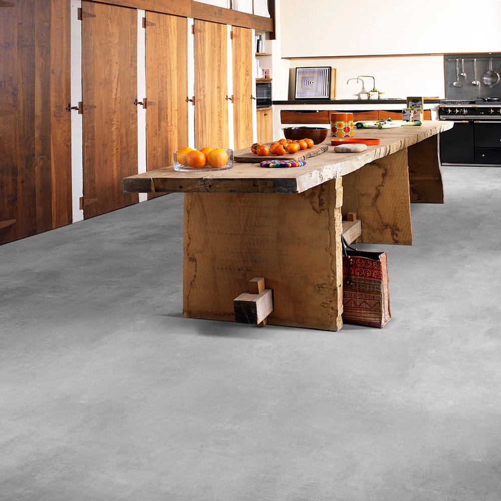 Couvre-Plancher | Feuille de Vinyle - Boulevard gris b0098