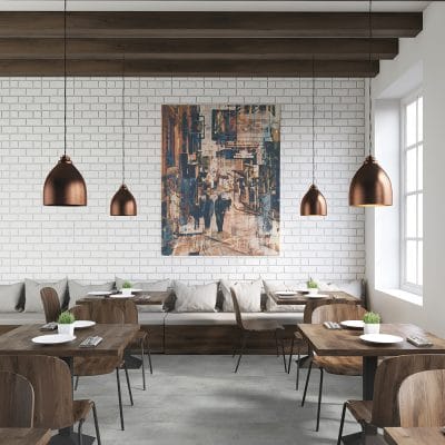 Couvre-plancher Vinyle Deluxe - Chicago #2110