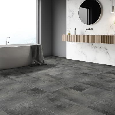 Corner,Of,Luxury,Bathroom,With,Gray,And,White,Marble,Walls, Couvre-plancher Vinyle Deluxe - Dubai #2111
