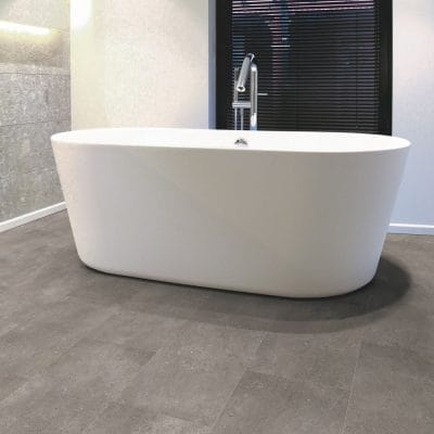 Couvre-Plancher | Feuille de Vinyle - Pavé gris B0140