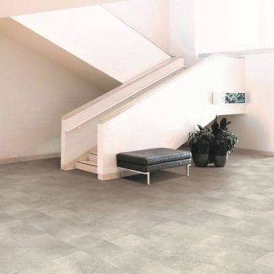 Couvre-Plancher | Feuille de Vinyle - Promenade gris pâle b0142
