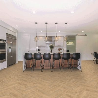 Couvre-Plancher | Feuille de Vinyle - Repère beige b0143