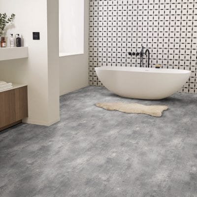 Couvre-Plancher | Feuille de Vinyle - Terrasse taupe B0133